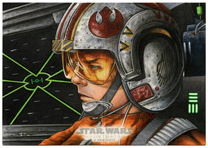 X-Wing Luke Panoramic Artist Proof