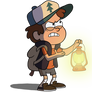 Dipper with a lantern