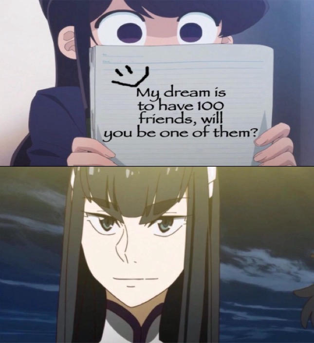 Komi asks lady satsuki to be her friend. by DeoxysPrime400 on DeviantArt