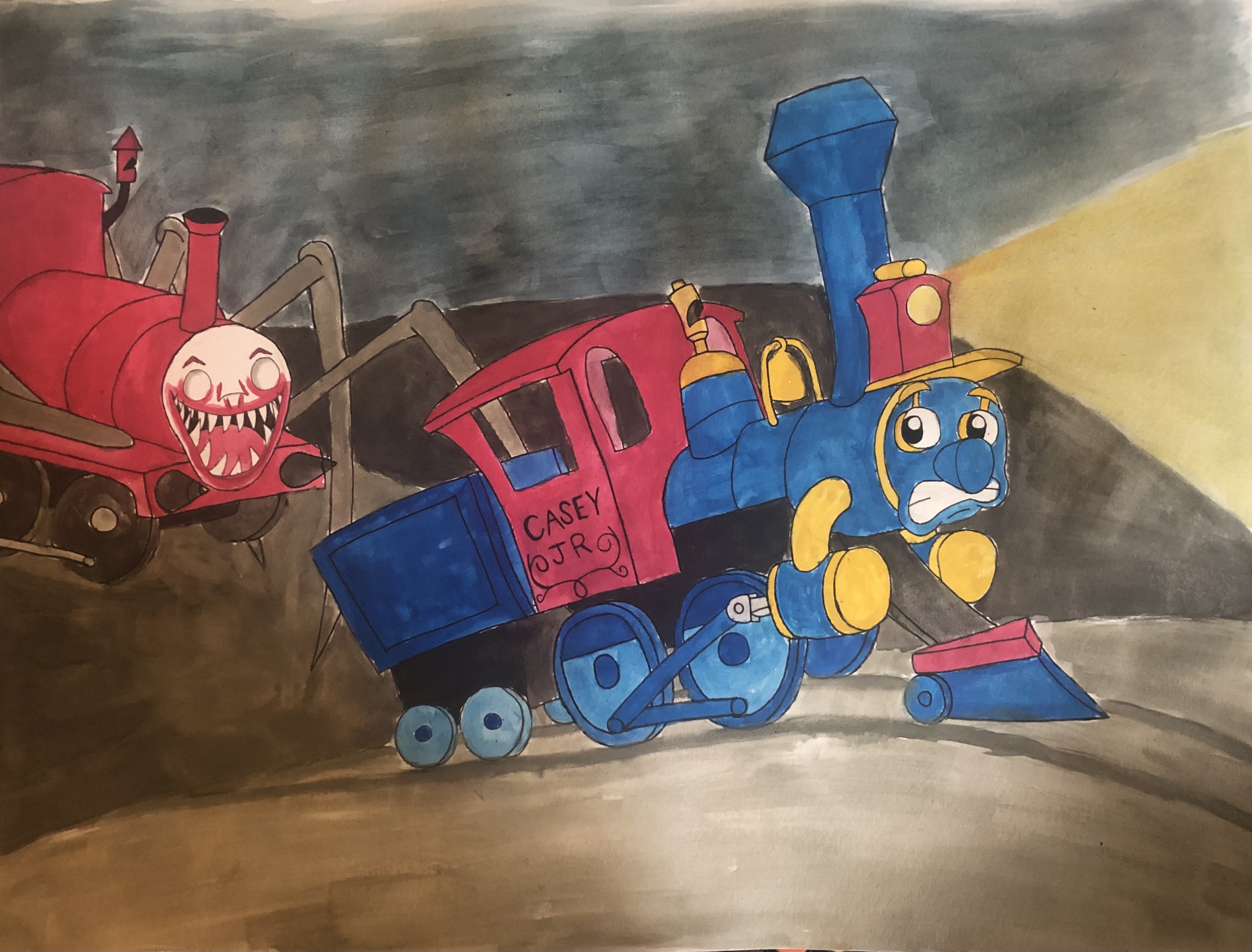 Casey Jr Rise Comic Casey jr meets choo choo Charles by DeoxysPrime400 on DeviantArt