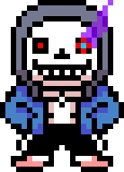 Dusttale Sans Sprite by ZekeNG on Newgrounds