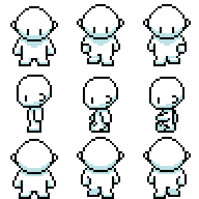 Base Character Sprite Sheet (The Salad Bar) by ZeoMaddox on DeviantArt