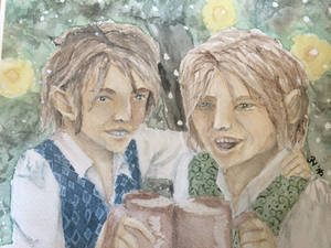 Frodo and Bilbo