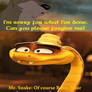 Mr. Snake accepts Balto's Apology