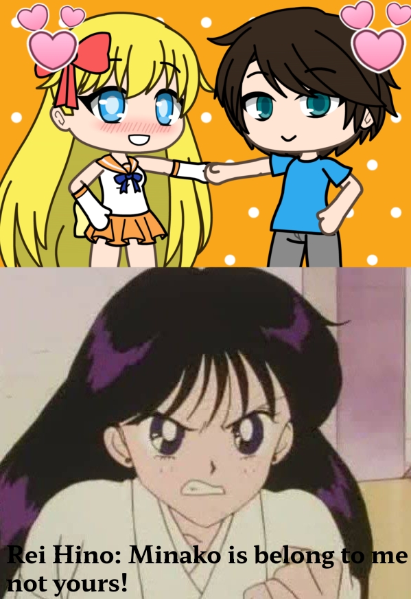 Sailor Mars' reaction to Nestie x Minako