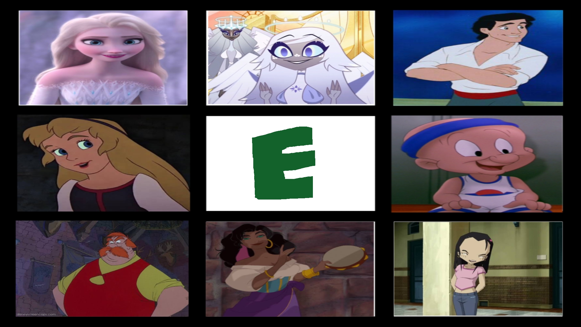 My Favorite Letter E characters by Dreypare on DeviantArt