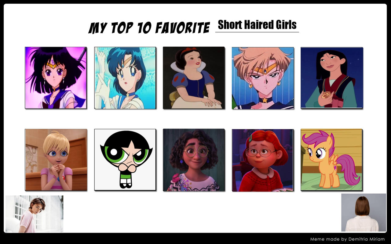 My Top 10 Favorite Short Haired Girls By Dreypare On Deviantart My Top 10 Favorite Short Haired Girls By Dreypare On Deviantart