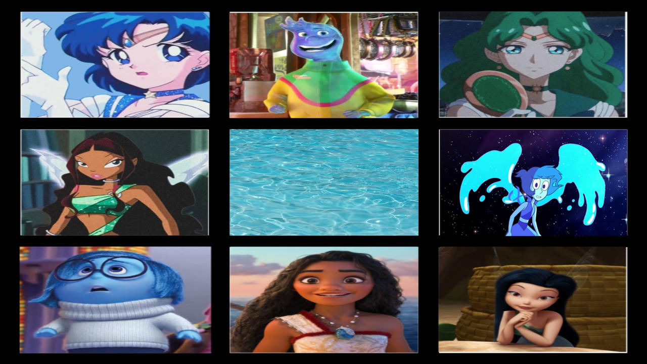 Water Feature Character My Favorite Water Characters by Dreypare on DeviantArt