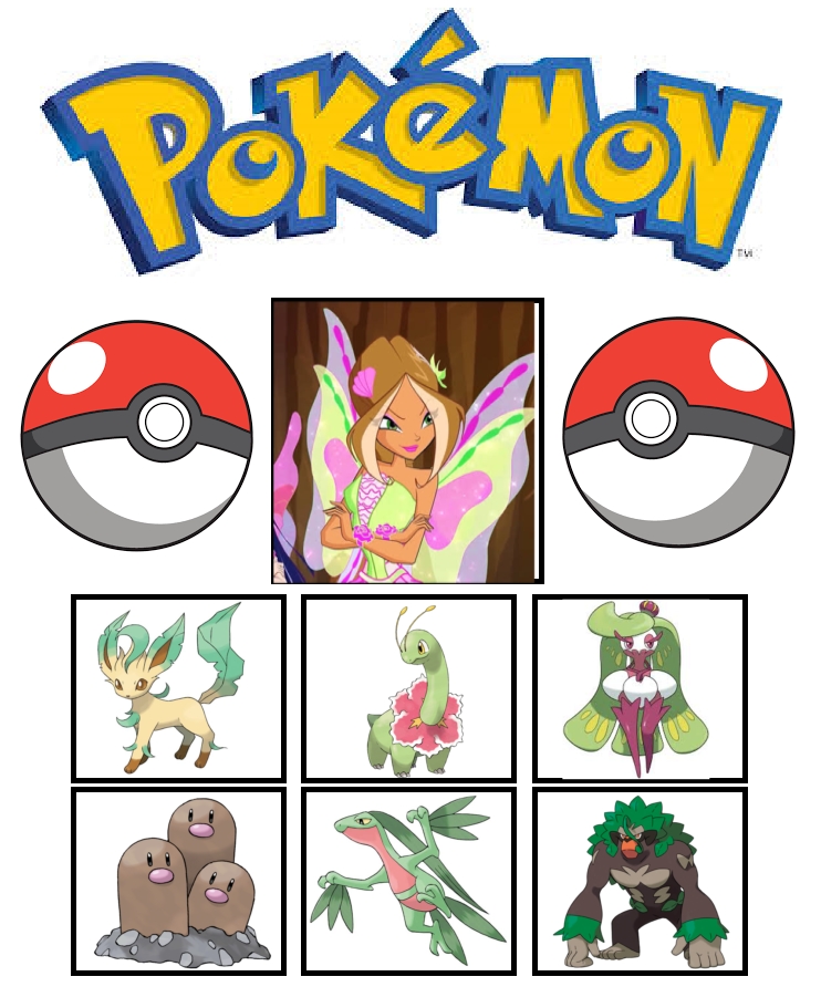 Flora's Pokemon Team by Dreypare on DeviantArt