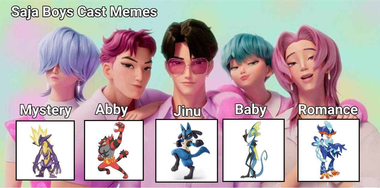Poke Boys (Kpop Demon Hunters x Pokemon meme) by Dreypare on DeviantArt
