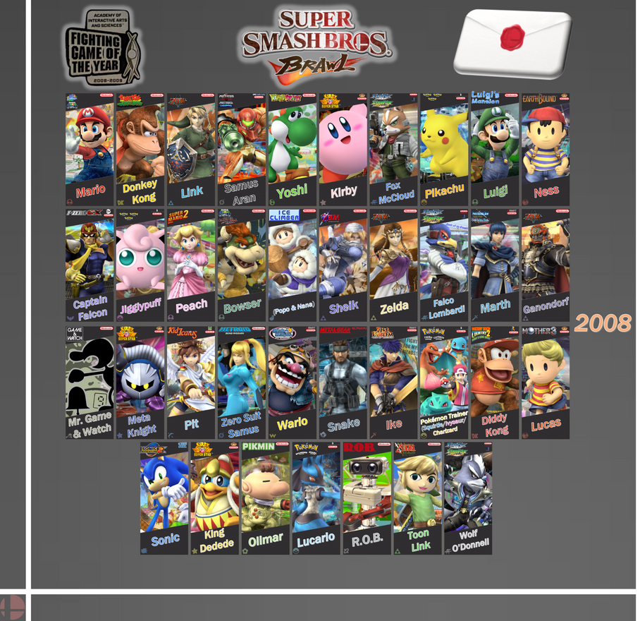 Super Smash Bros. Brawl - The Brawl Cast by DrewBear0496 on DeviantArt