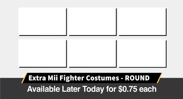 Custom 6 Mii Fighter Costume Round Template