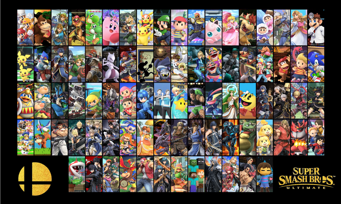 Ssbu Roster Deviantart SSBU - Everyone Is HERE! Wallpaper UT by DrewBear0496 on DeviantArt