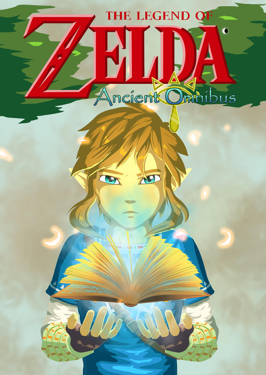 Zelda U fan cover art ancient omnibus