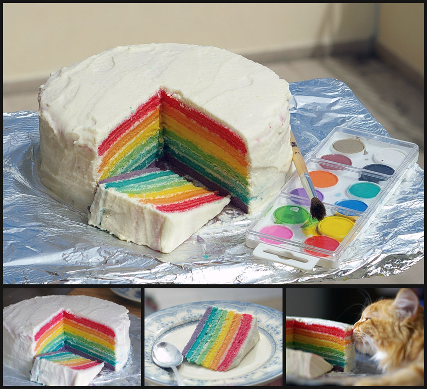 rainbow cake