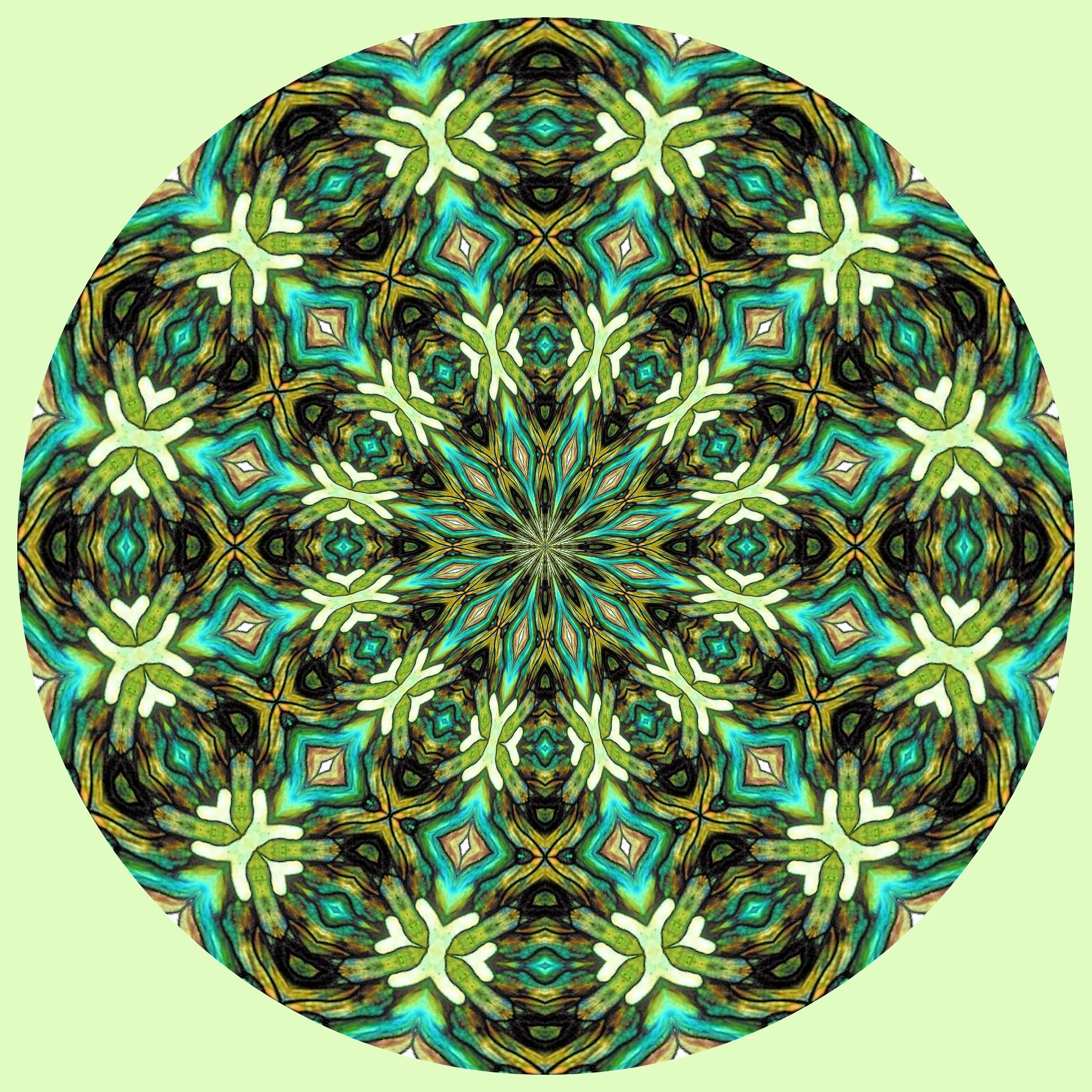 Leafy Green Mandala