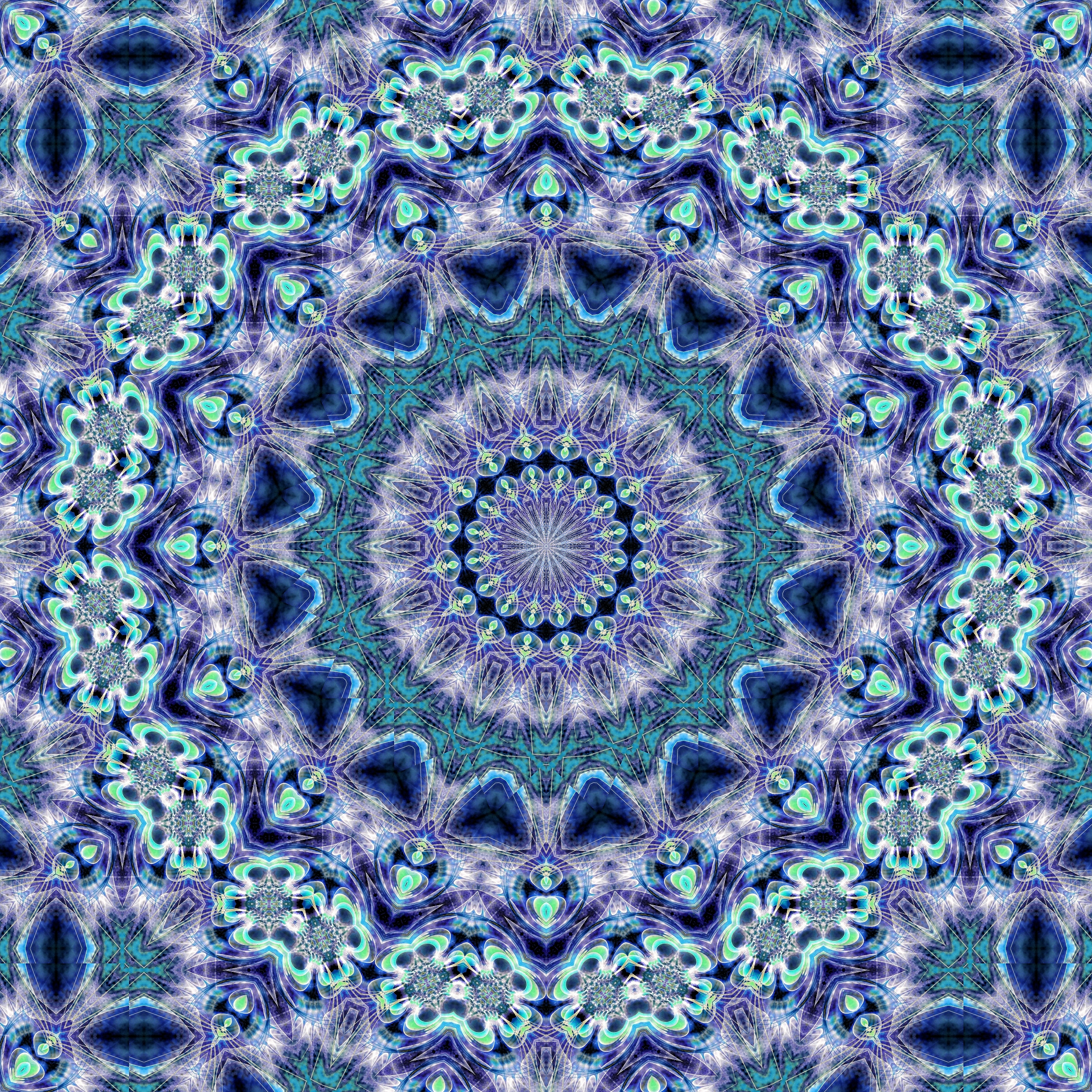 Blue Mandala 28