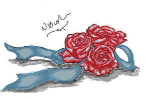 Rose x Ribbon, Tattoo idea 2#