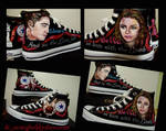 Bella and Edward on Converse by alcat2021