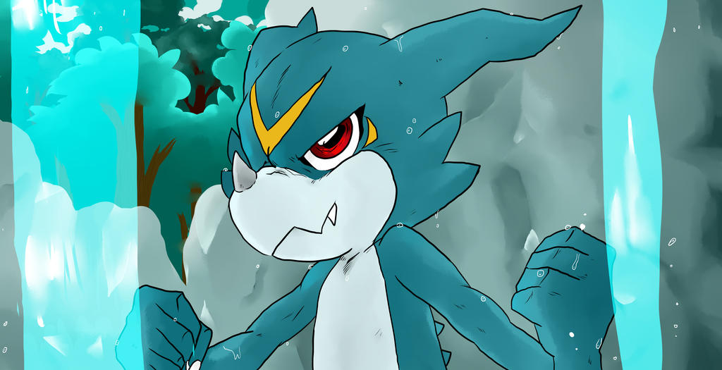 Veemon the Fighter by BanzaiLuffy on DeviantArt