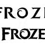 Muestra: Frozen Font