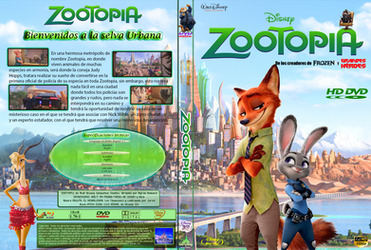 Cover de Zootopia por Kustren (Portada para DVD)