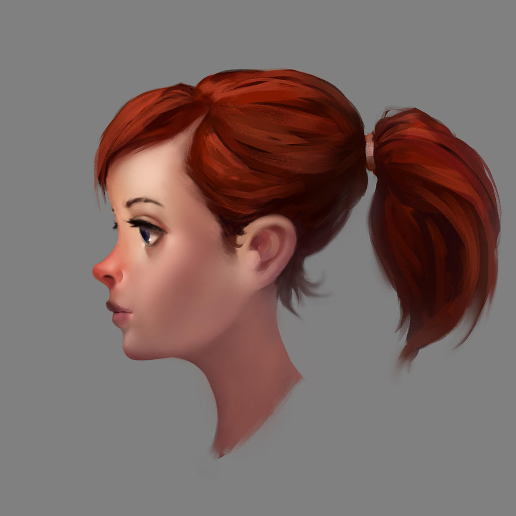 Ponytail Painted