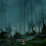 Graveyard Background