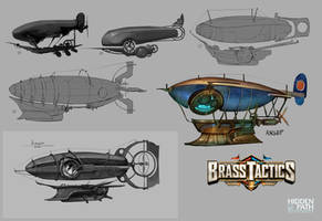 Brass Tactics - Airship Designs