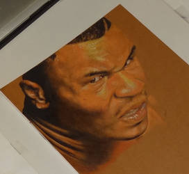 50% WIP, 30x21 cm Mike Tyson