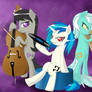 The musicians (Octavia, Vinyl, Lyra)