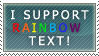 Rainbow Text by Tobi--Weasel