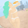 Nora on the Beach_WIP