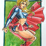 Supergirl acuarelas