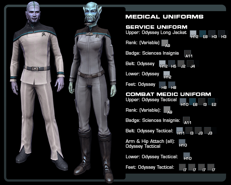 Odyssey Medical Officer Uniform