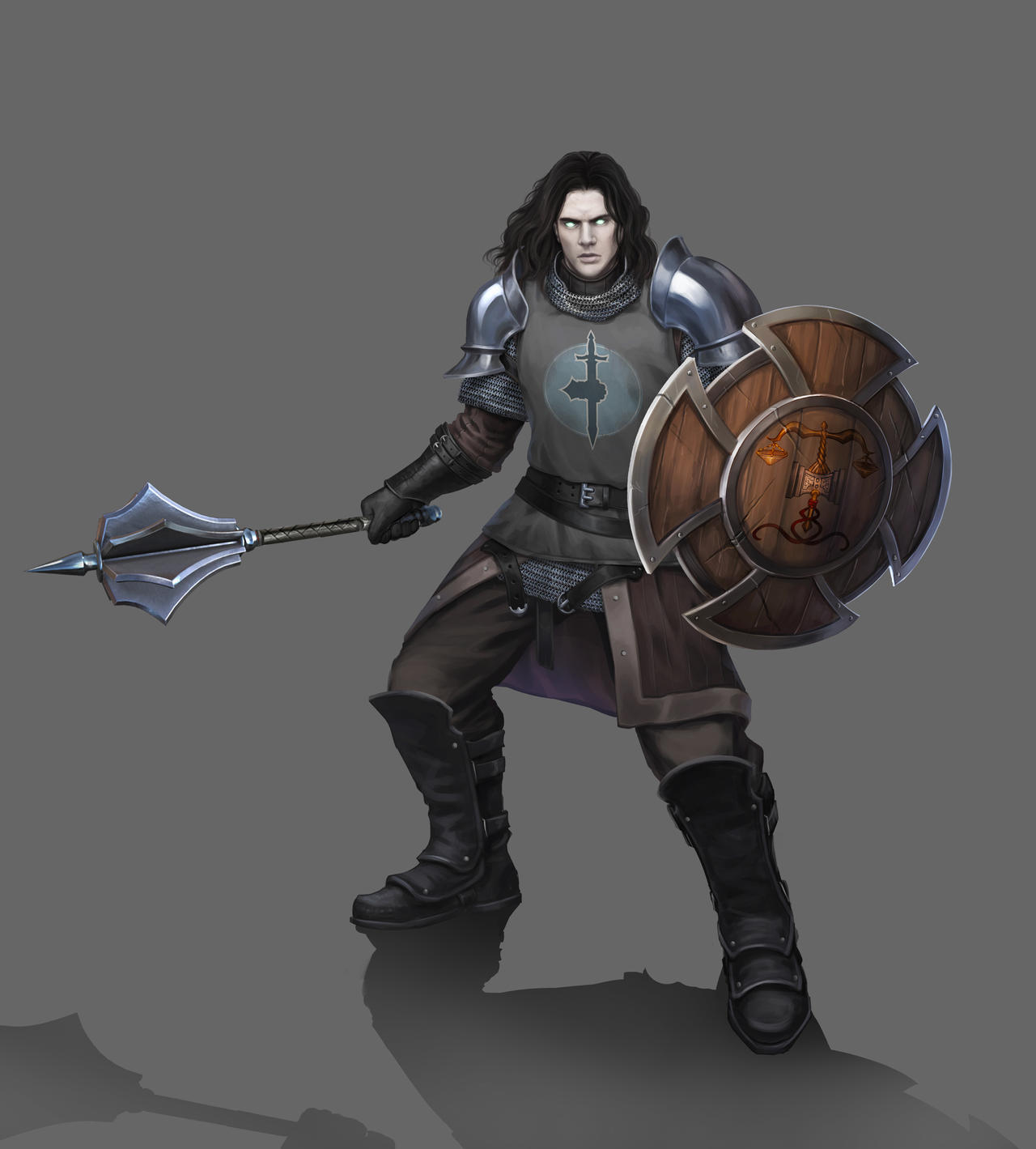 Aasimar town guard - Commission Work by HIIDRAstudio on DeviantArt