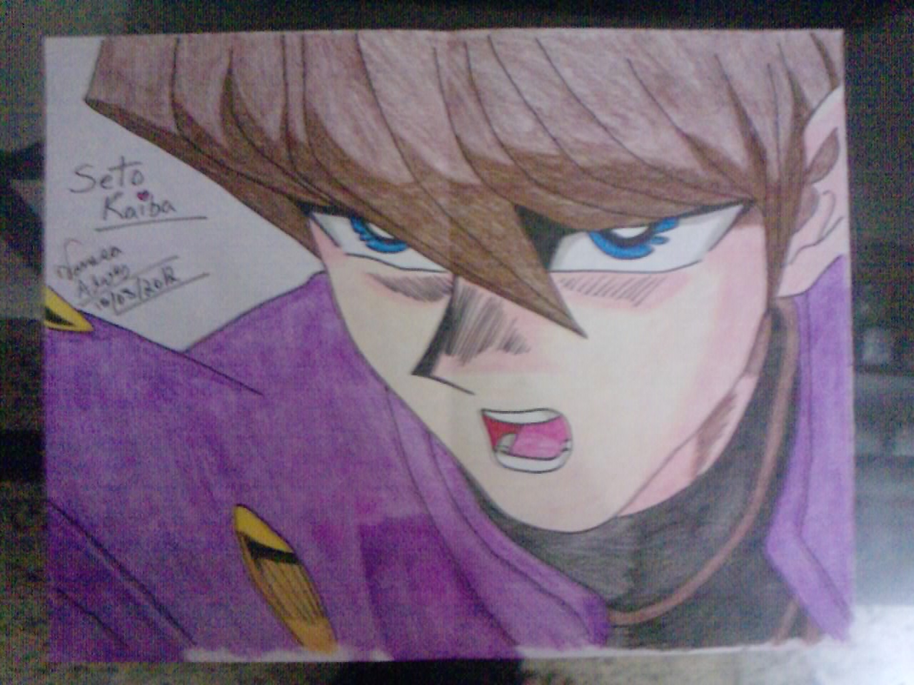 My Fifth Drawing of Seto Kaiba