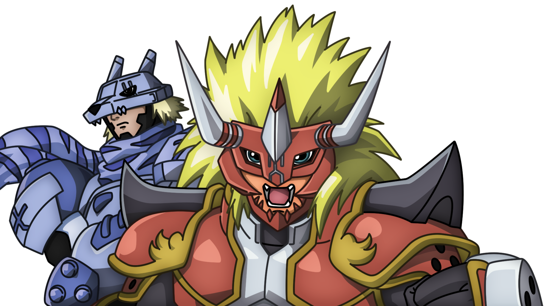 Agunimon x Lobomon