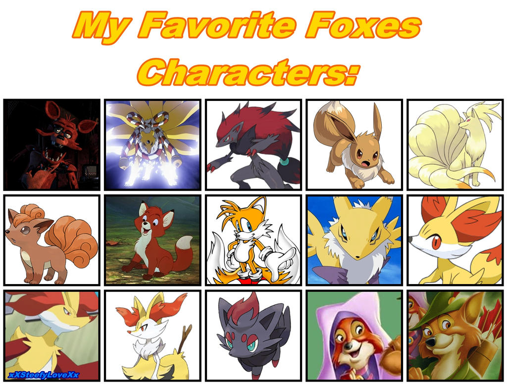 My Favorite Foxes Characters