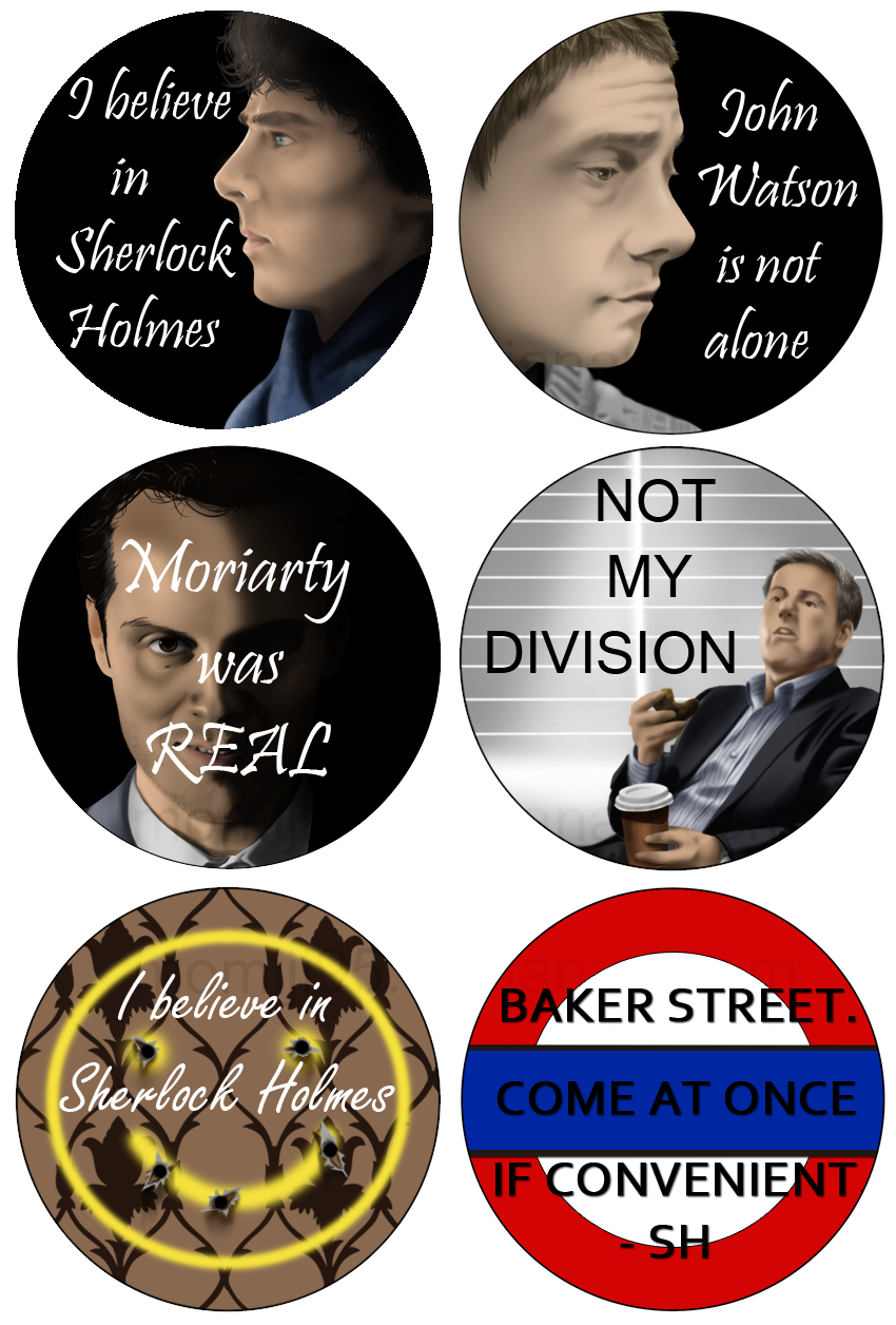 Sherlock buttons