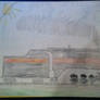 Drawing of Norfolk and western J class 611