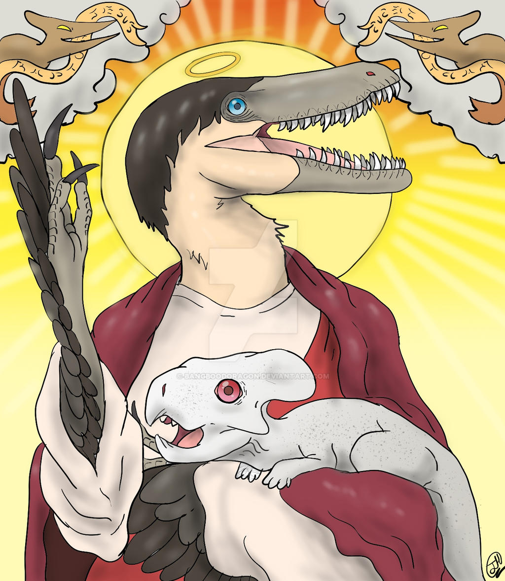Raptor Jesus by Invader-Zero on DeviantArt