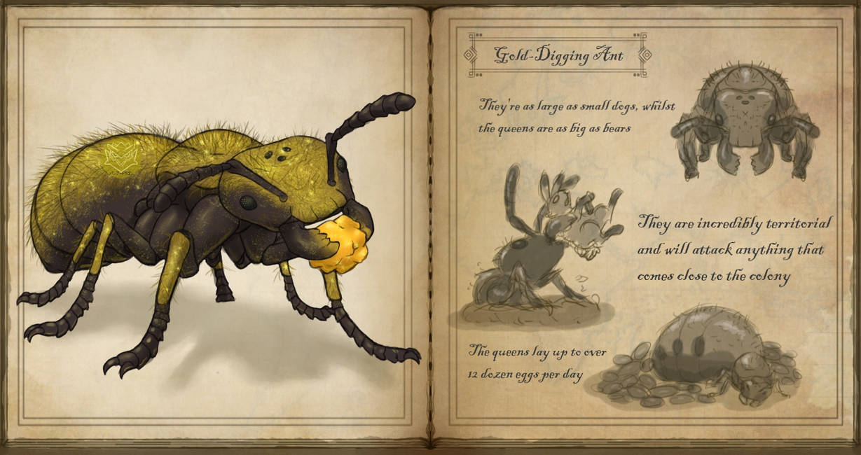 Ultrafacts — Gold-digging ant is an animal from Medieval