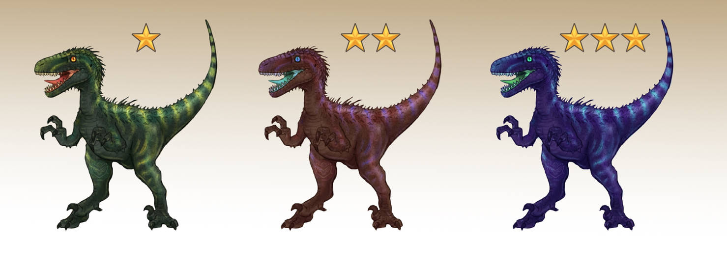 Raptor Variants by BangBooDoragon on DeviantArt