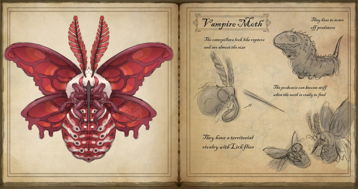 Vampire Moth Flutter Vampire Moth by BangBooDoragon on DeviantArt