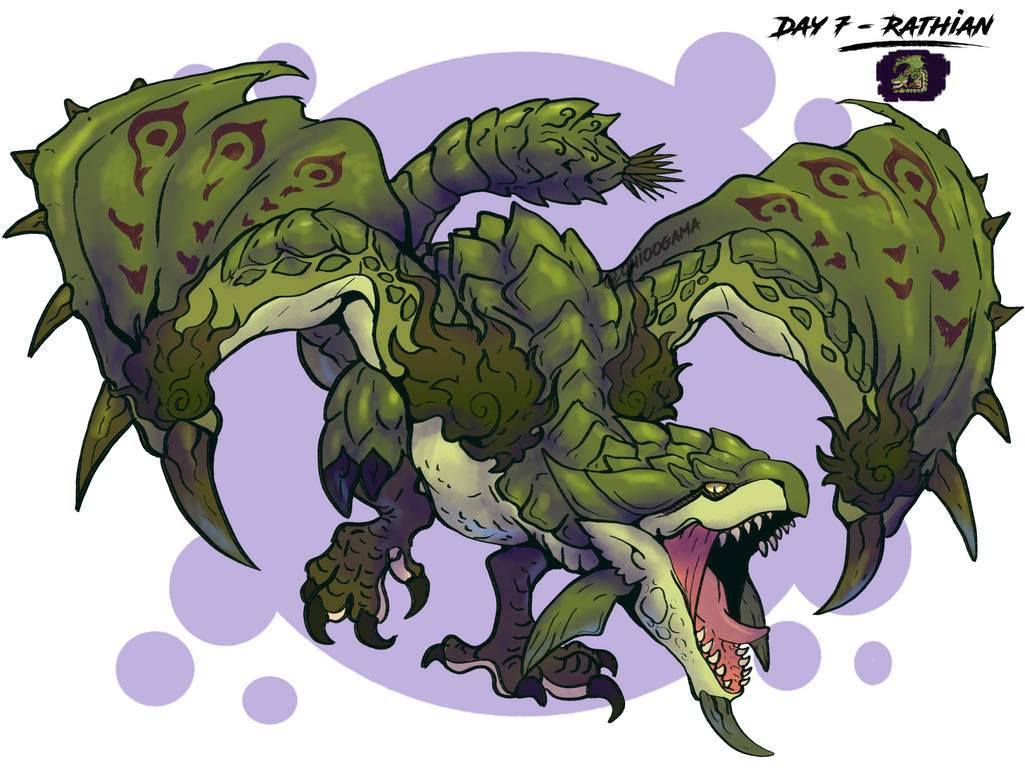 MH March Day 7 - Rathian by BangBooDoragon on DeviantArt
