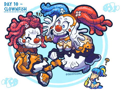 MerMay 2022 Day 10 - Clownfish