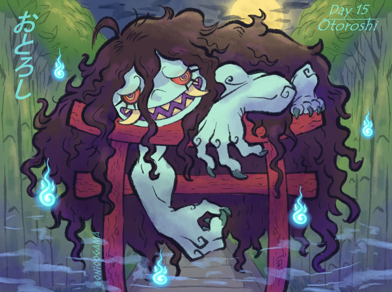 MGC Yokai Edition Day 15 - Otoroshi by BangBooDoragon on DeviantArt