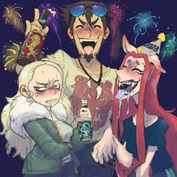 The Rebels Celebrate The New Year