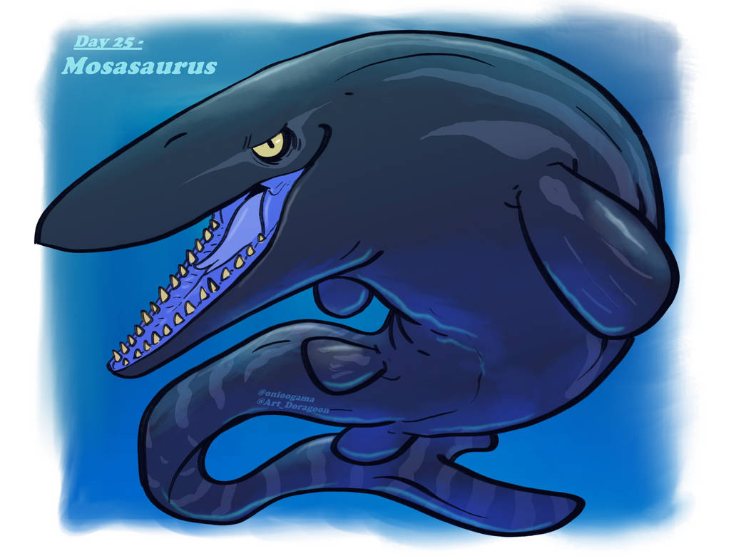 MOTM Day 25 - Mosasaurus by BangBooDoragon on DeviantArt